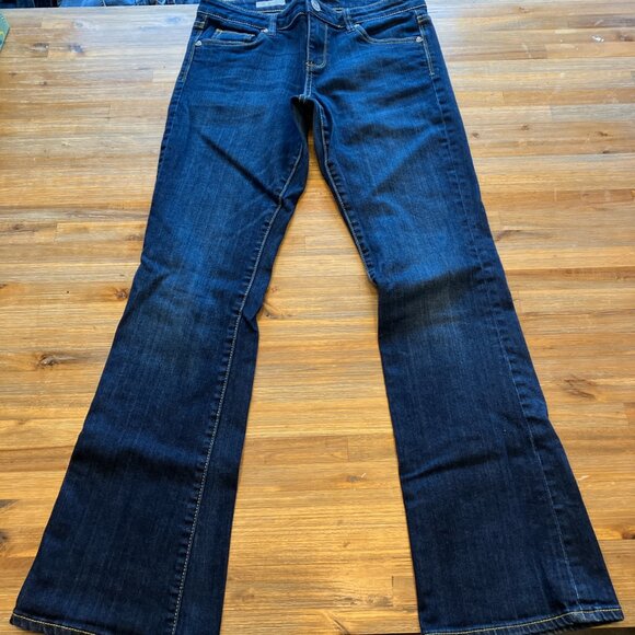 Kut Farrah Baby‎ Bootcut dark wash midrise stretch denim jean size 6 - Picture 1 of 7